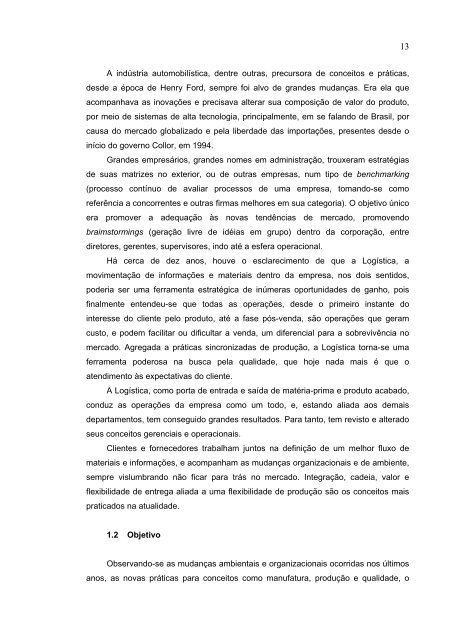 flexibilidade de entrega na montadora e postponement - Ppga.com.br