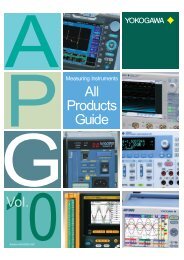 All Products Guide 11Vol. - Yokogawa