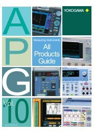 Measuring Instruments All Products Guide Vol.10 - Yokogawa