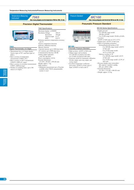 Measuring Instruments All Products Guide Vol.10 - Yokogawa