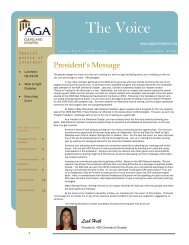 The Voice - AGA Cleveland Chapter