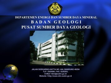 sistem informasi mineral - Pusat Sumber Daya Geologi ...