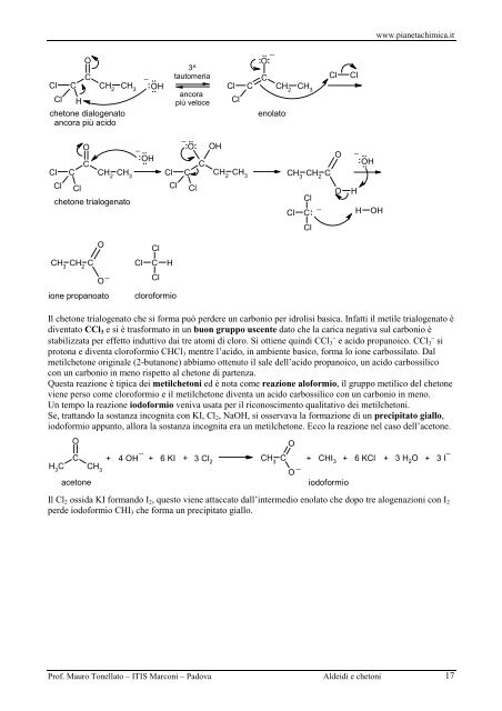 Aldeidi e Chetoni.pdf - PianetaChimica.it