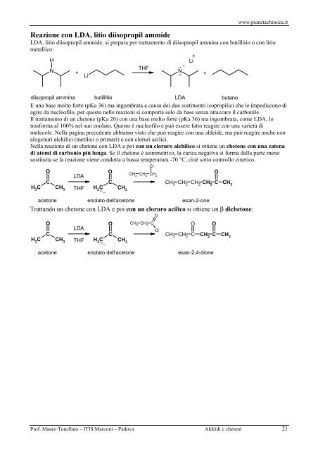 Aldeidi e Chetoni.pdf - PianetaChimica.it