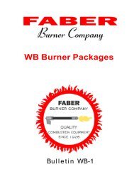 Web Sales Catalog Faber.p65 - Faber Burner Company