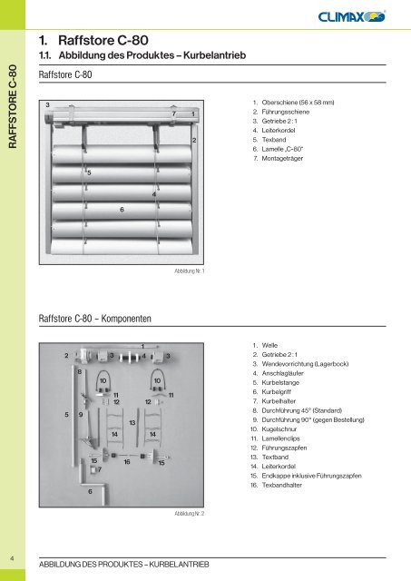 1. Raffstore C-80 - JalouCity