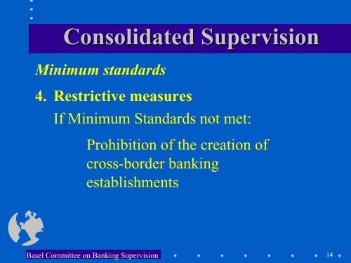 Consolidated Supervision - World Bank