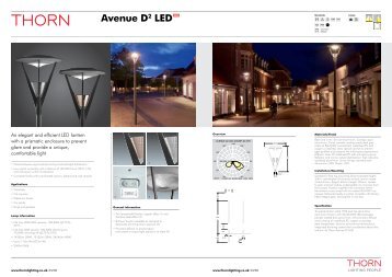 Avenue D2 LED - Thorn