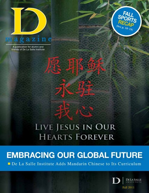 magazine - De La Salle Institute