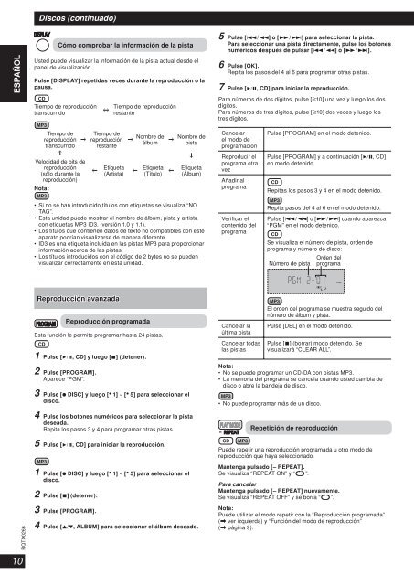 Manual de Usuario SC-AK580PN(es) - Panasonic