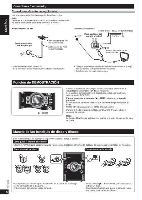 Manual de Usuario SC-AK580PN(es) - Panasonic