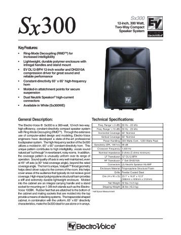 Sx300 - Electro-Voice