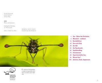 SEX â Motor der Evolution - Staatliches Museum fÃ¼r Naturkunde ...