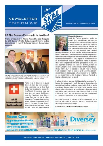 Newsletter 2012 - Skal International Switzerland