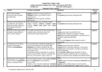 Coordonator, Adrian Ghicov, director AEE 1 BAREM DE ...