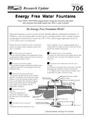 Research Update Energy Free Water Fountains ater Fountains - PAMI