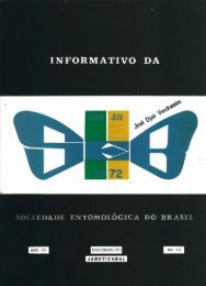 I-.-x - Sociedade EntomolÃ³gica do Brasil