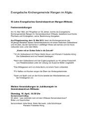 Festprogramm Wittwais Jubiläum.pages - Evkirche-wangen.de