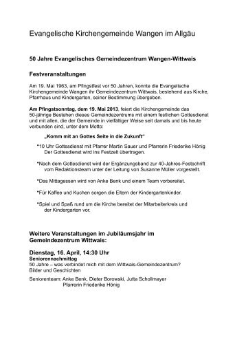 Festprogramm Wittwais Jubiläum.pages - Evkirche-wangen.de