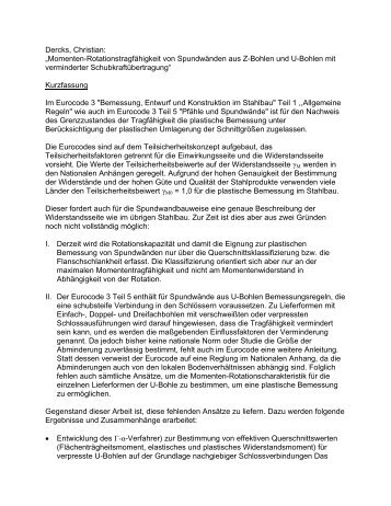 zum Download als pdf-Datei - Lehrstuhl fÃ¼r Stahlbau der RWTH