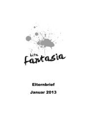 Elternbrief Januar 2013 - Kita Fantasia
