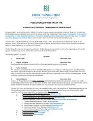 05-18-2010 BOARD Meeting Notice-Regular.pdf - First Things First