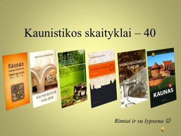 Kaunistikos skaityklai â 40