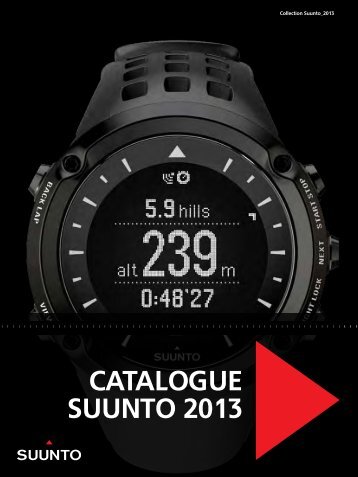 CATALOGUE SUUNTO 2013