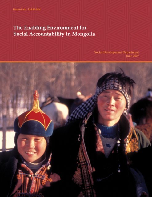 Enabling Environment for Social Accountability in ... - SASANet