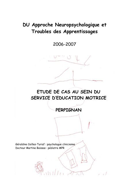 DU Approche Neuropsychologique et Troubles des ... - Resodys