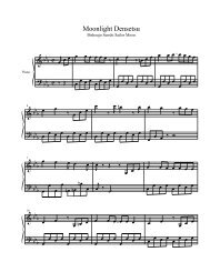 Moonlight Densetsu - Free Sheet Music Downloads