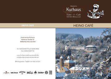 HEINO CAFÃ - Kurhaus Hotel Bad MÃ¼nstereifel