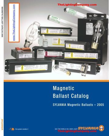 Magnetic Ballast Catalog - The Lighting Company