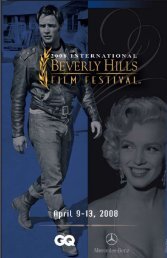 booklet_v1.pdf - the Beverly Hills Film Festival