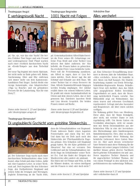 Ausgabe 0903.pdf - Theater-Zytig