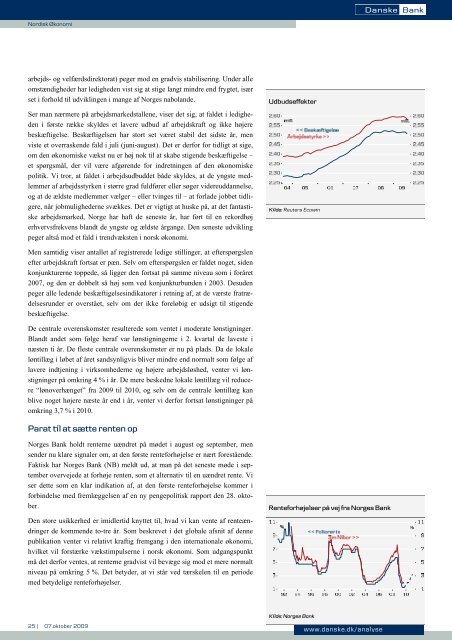 Nordisk Ãkonomi - Danske Analyse - Danske Bank