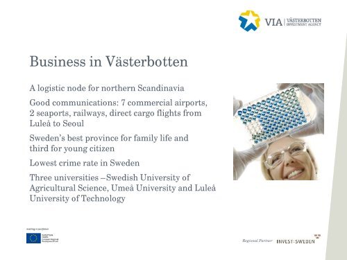 Bild 1 - VÃ¤sterbotten Investment Agency