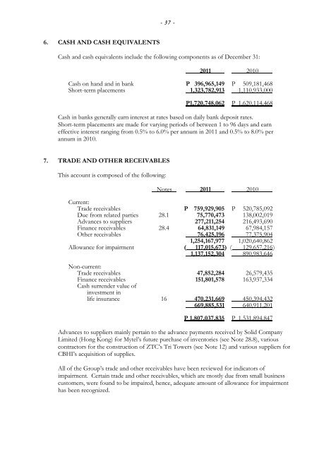 2011 Annual Report - the solid group inc website