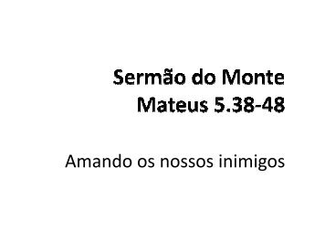 Marcio Malerbi - Sermão do Monte