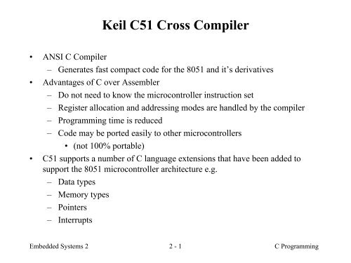 Keil C51 Cross Compiler - gmitWEB