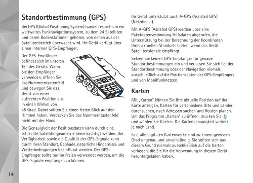 Nokia-N95-8GB-Kurzanleitung.pdf herunterladen - Fonmarkt.de
