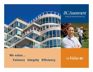 BC Assessment Powerpoint Presentation - City of Prince George