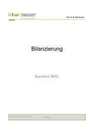 Bilanzierung - HTW Berlin