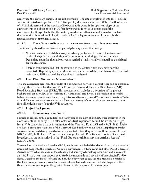 Powerline Plan and Environ. Assessment Jan. 2013 - Flood Control ...