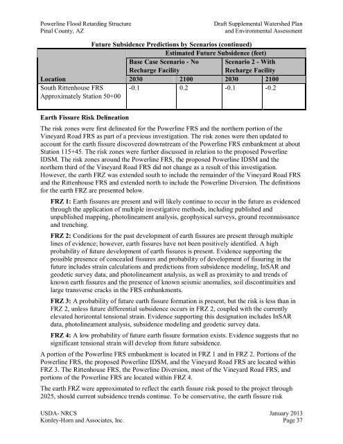 Powerline Plan and Environ. Assessment Jan. 2013 - Flood Control ...