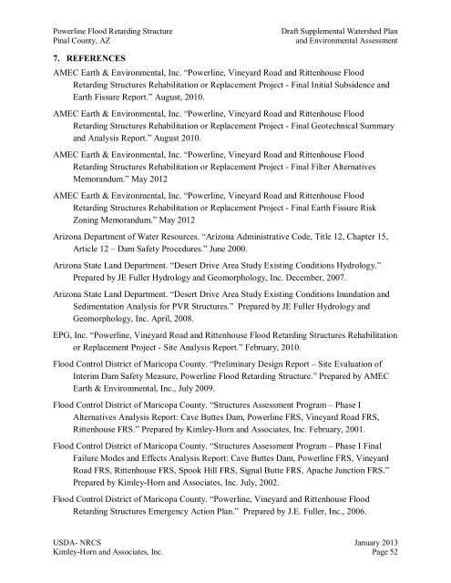 Powerline Plan and Environ. Assessment Jan. 2013 - Flood Control ...