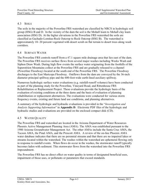 Powerline Plan and Environ. Assessment Jan. 2013 - Flood Control ...