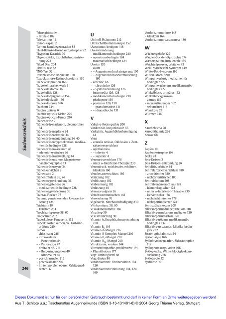 Taschenatlas Augenheilkunde (Thieme Verlag, 2004)