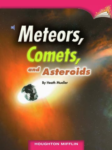 Lesson 15:Meteors, Comets, and Asteroids