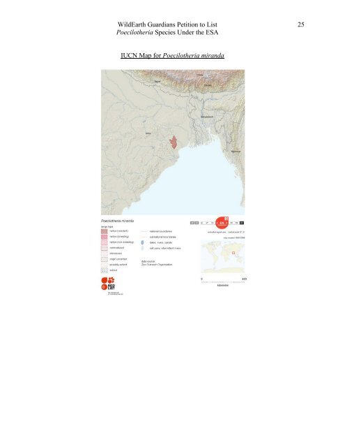 Tarantulas Petition - WildEarth Guardians